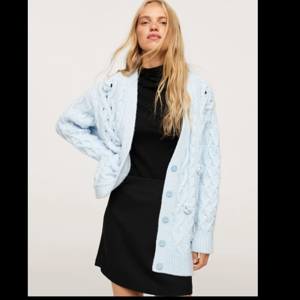BNWT! Mango flowers knit cardigan - Picture 1 of 6